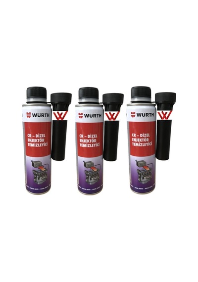 Würth Yeni Nesil Enjektör Temizleyici Dizel Performans Iyileştirici 300ml 3 Adet