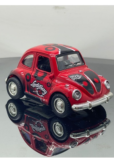 Metal 8 Cm Eski Classik Model Oyuncak Araba - Kırmızı
