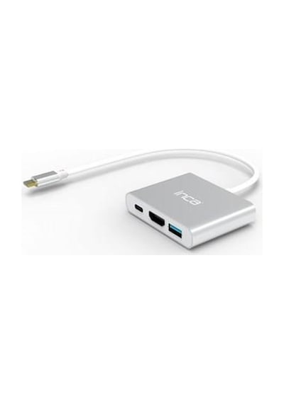 Inca Itpc-04tx 0.15metre Type-c - Hdmı Görüntü Adaptörü Gümüş 100w-155359