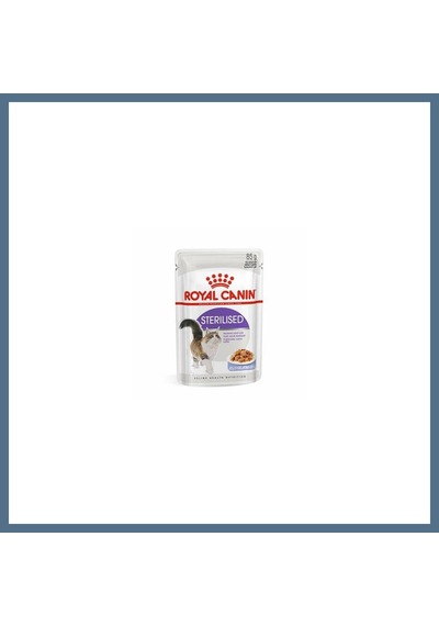 Buradabulabilirsin Sterilised Jelly Pouch Kısırlaştırılmış Kedi Konservesi 12 Adet 85 Gr Bbz