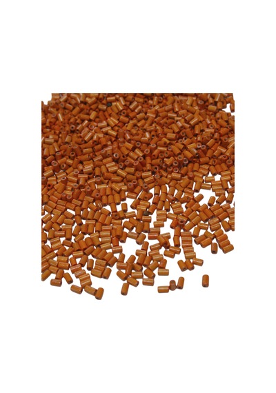 7 Mm Silindir Turuncu Renk Ahşap Boncuk 50 Gr