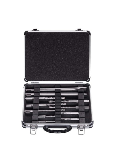 Professional Accessories 11 Parça Sds-plus Karışık Darbeli Matkap Ve Keski Seti Beton Ve Duvar İşleri İçin, Darbe