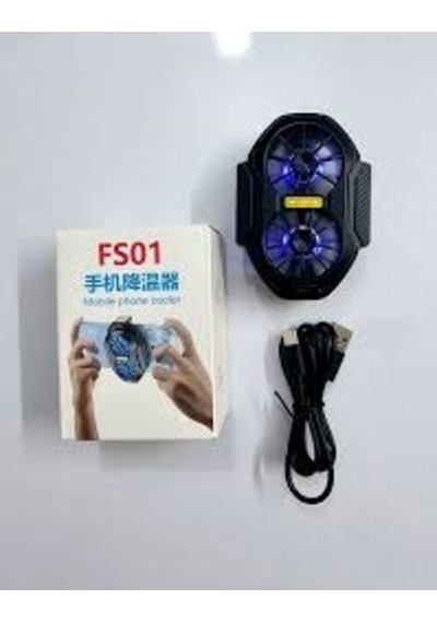Cep Telefonu Soğutu Çift Fanlı Şarj Edilebilir Soğutucu Fan Fs01 Mobil Soğutucu