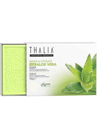 Thalia Aloe Vera Onarıcı ve Nemlendirici Doğal Sabun 150 G