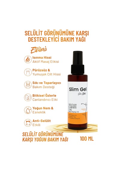 Selülit Karşıtı Sıkılaştırıcı & Pürüzsüzleştirici Nemlendirici Vücut Bakım Yağı