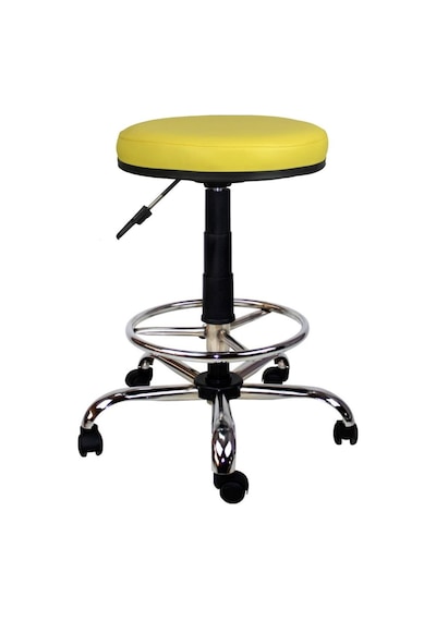 Bürocci Metal Ayaklı Yüksek Tabure-Sarı-2999T0113