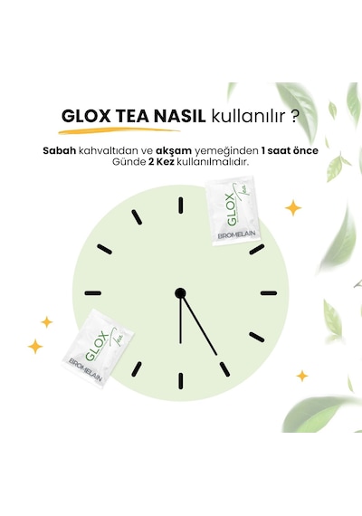 Glox Tea Bromelain  Düzenlemeye Yardımcı Bitkisel Çay 60'lı