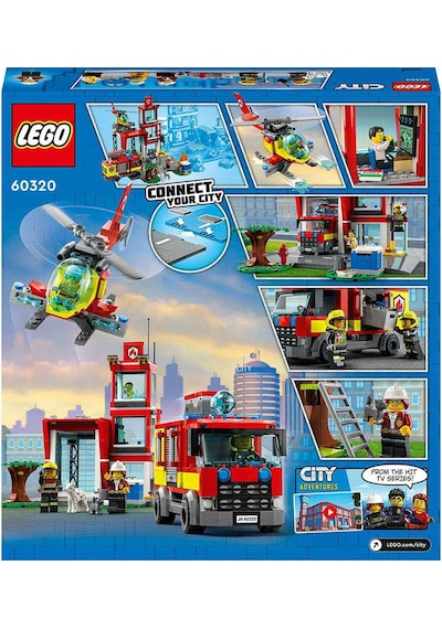 LEGO® City 60320 İtfaiye Merkezi 540 Parça