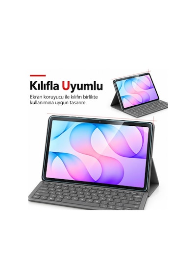 Samsung Galaxy Tab S12 Plus İle Uyumlu Paperfeel Ekran Koruyucu 12.6 İnç Sm-x840 Kağıt Hissi Veren Mat Dokulu Yüzey, Kalem Uyumlu, Not Alma Ve Çizim İçin
