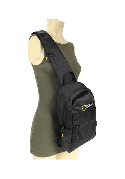 M 1005 Mega Bag Unisex Göğüs Çapraz Çanta, Body Bag Siyah