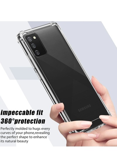 Gld-spt- Newface Samsung Uyumlu Galaxy A02s Kılıf Olex Tpu Silikon