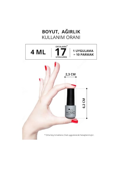 Kalıcı Oje S016, Hafif Simli Siyah, 4 Ml