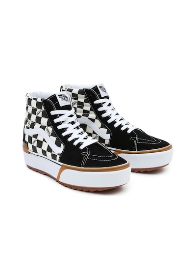 Vans Checkerboard Sk8-hı Stacked Kadın Sneaker Vn0a4btwvlv1 Vn0a4btwvlv1 Sbe Siyah-beyaz Siyah - Beyaz Vans Checkerboard Sk8-hı Stacked Kadın Sneaker Vn0a4btwvlv1 Vn0a4btwvlv1 Sbe Siyah-beyaz Siyah - Beyaz