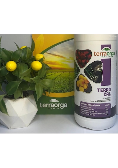 Terra Cal 1 Lt Sıvı Gübre Ec Fertilizer Kalsiyum Besin Çözeltisi 1 kg