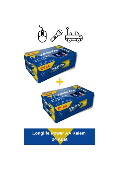 Longlife Power Aa Kalem Pil 24 Adet