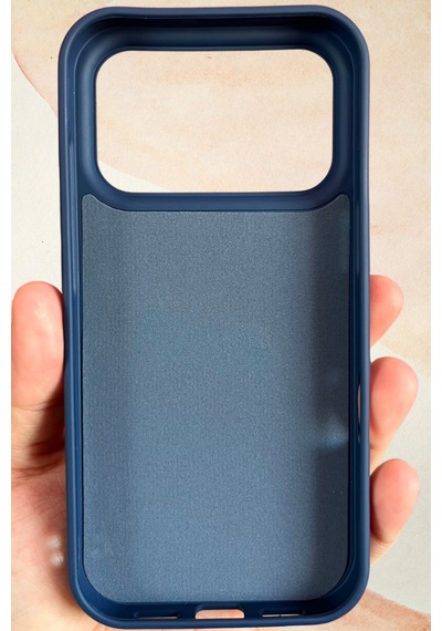 İphone 17 Pro Yıldız Tozu Premium Lacivert Silikon Kılıf