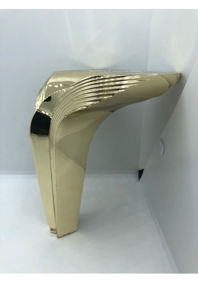 PLASTİK, 16 CM GOLD KAPLAMA  BAZA,KOLTUK,MOBİLYA AYAĞI (4 ADET)