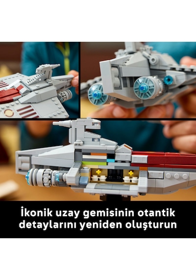 LEGO® Star Wars™ Acclamator Sınıfı Hücum Gemisi 75404 - Star Wars Seven Yetişkinler için Koleksiyonluk Yaratıcı Model Yapım Seti (450P) LEGO® Star Wars™ Acclamator Sınıfı Hücum Gemisi 75404 - Star Wars Seven Yetişkinler için Koleksiyonluk Yaratıcı Model Yapım Seti (450P)