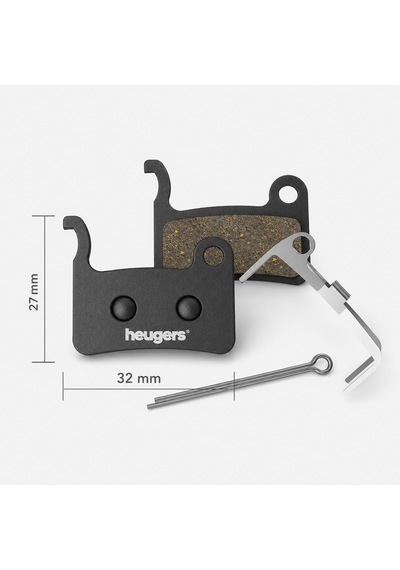 Heugers Bp1002 Çengelli Yarı Metal Fren Balatası Rks, Skyjet, Shimano 2 Set