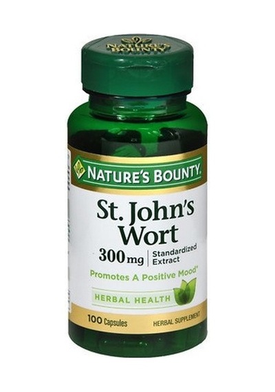 SKT:08/2022 Nature's Bounty St. John's Wort, 300mg 100 Kapsül