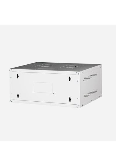 Lande - 4u 19" Cam Kapaklı Duvar Tipi Rack Kabinet Genişlik: 544 Mm Derinlik: 400 Mm Açık Gri Demonte