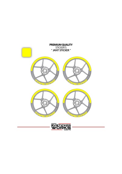 Yamaha Tracer 9 Jant Şeridi Yarım Jant Kaplama & Tracer 9 Yazı Sticker Seti 02531719