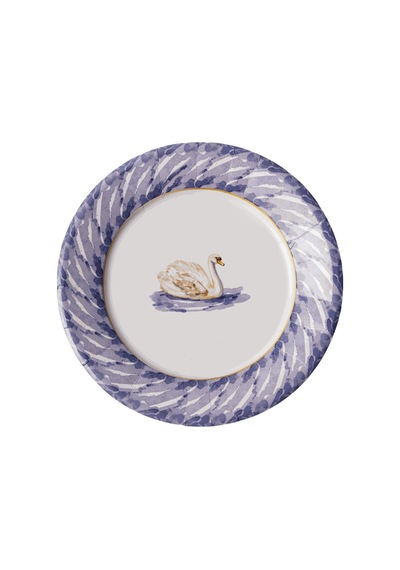 Swan Kağıt Tabak 26 Cm 12'li Paket Beyaz
