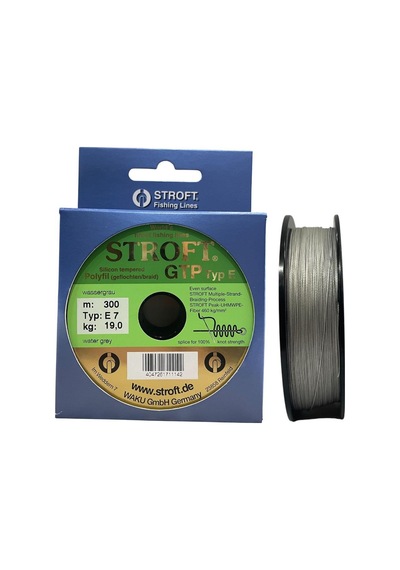 Stroft Gtp Typ E 300mt E7 0.26mm İp Misina Water Grey