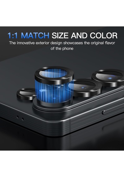 Samsung Galaxy S26 Ultra İçin Kolay Kurulum Aparatlı Kamera Lens Koruyucu 9h Temperli Cam Hd Görüntü Darbelere Karşı S26 Ultra Koruyucu Alüminyum Alaşım Çerçeve S26 Ultra Kamera Koruma Siyah
