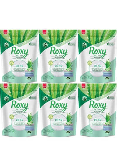 Dalan Roxy Bio Clean Matik Sabun Tozu 800GR Aloe Vera (6 Lı Set)