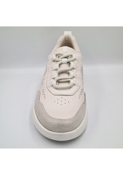 Greyder 34590 Kirli Beyaz Hakiki Deri Kadın Günlük Casual Sneaker Kirli Beyaz
