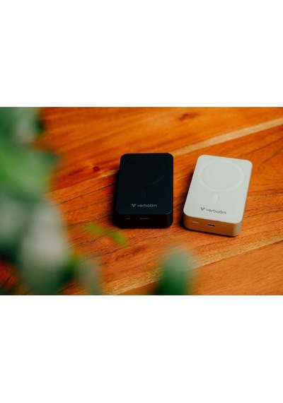 20000 Mah Manyetik Kablosuz Magsafe Powerbank, Usb-c Pd, Siyah