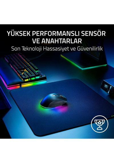 Pro Click V2 - Kablosuz Ergonomik Mouse - Aı Prompt Assist - 30k Optik Sensör - 3,5 Ay Pil Ömrü 14 Bölgeli Chroma Rgb, Hyperscroll Eğilebilir Mouse Tekerleği Siyah Pro Click V2 - Kablosuz Ergonomik Mouse - Aı Prompt Assist - 30k Optik Sensör - 3,5 Ay Pil Ömrü 14 Bölgeli Chroma Rgb, Hyperscroll Eğilebilir Mouse Tekerleği Siyah