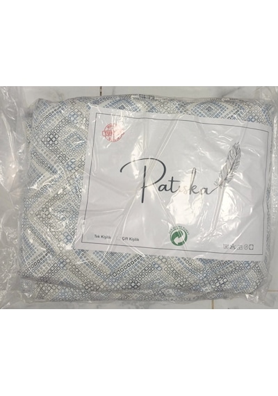 Patiska Polycotton Tek Kişilik Desenli Silikon Yorgan 155x215 Çok Renkli