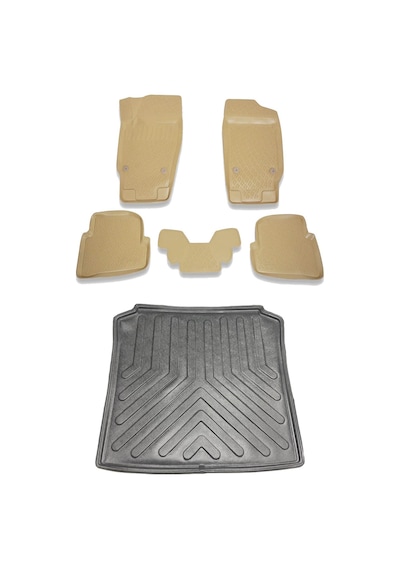 Skoda Fabia Stw 1999-2008 Bej Havuzlu Paspas + Bagaj Seti Bizymo Bej