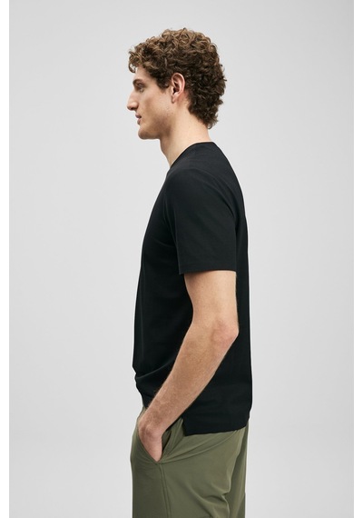 Lufian Erkek Fınto Modern Grafik T-shirt 111020323 Siyah