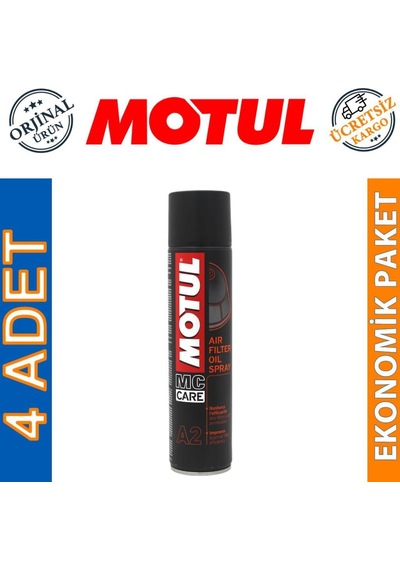 Motul A2 Air Filter Oil Spray 400 Ml Hava Filtresi Temizleyici Sp N11.350