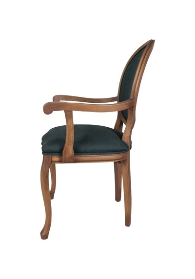 Madalyon Kolçaklı Sandalye Ceviz
