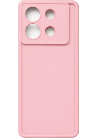 İnfinix Zero30-5g Uyumlu Kamera Çıkıntılı Mat Silikon Telefon Kılıfı Pembe
