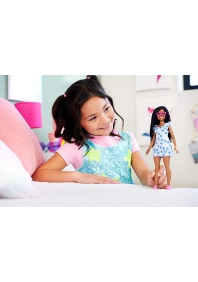 Fashionistas Doll 229, Down Sendromlu Bebek, Kalp Baskılı Elbise Giyen Bebek, Ulusal Down Sendromu Derneği İle Ortaklaştı