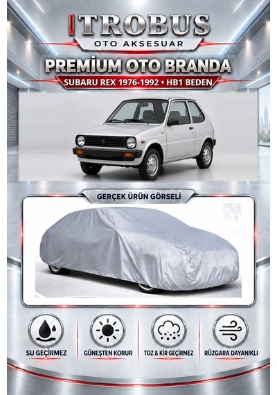 Subaru Rex 1976-1992 Uyumlu Premium Araba Brandası Oto Branda Hb1 Beden