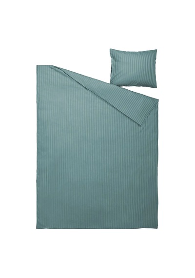 Ikea Nattjasmın Tek Kişilik Nevresim Takımı 150 X 200 Cm Koyu Yeşil - Yeşil