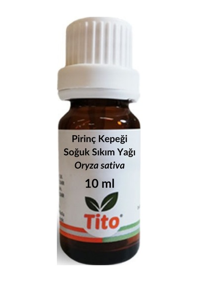Tito Pirinç Kepeği Soğuk Sıkım Yağı Oryza Sativa 10 ML