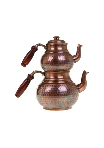 Cobper Premium Collection Teatime Bakır Çaydanlık Küçük Oksit