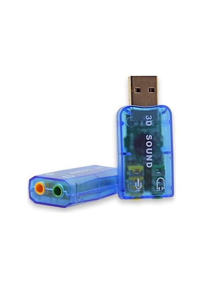 Gigasus GG-AU51 USB Ses Kartı Mavi