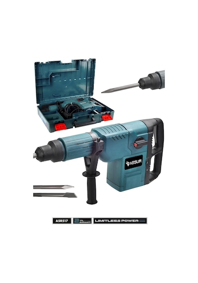 Assur Profesyonel 1500W 11 Kg 3 Fonksiyonlu Kırıcı Delici Hilti - 1790