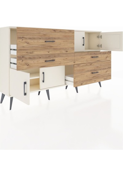 Arges Konsol 2 Raflı 4 Çekmeceli 4 Kapaklı 176x30x99 Aytaşı-aytaşı/çam Aytası/atlas Çam - Aytası Arges Konsol 2 Raflı 4 Çekmeceli 4 Kapaklı 176x30x99 Aytaşı-aytaşı/çam Aytası/atlas Çam - Aytası