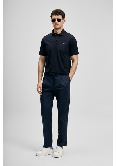 Lufian Hudson Smart Erkek Polo Tişört Lacivert Lacivert 111040234100200