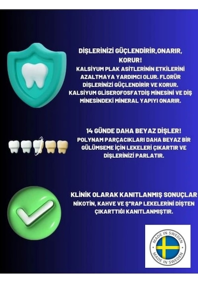 Clinomyn Smokers Sigara İçenler için Beyazlatan Diş Macunu 75 ML