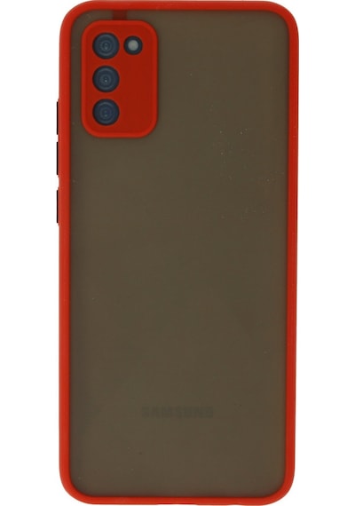 Samsung Galaxy Uyumlu - A03s Kılıf Montreal Silikon Kapak - Kırmızı